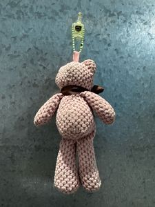 Cute Teddy Bear Keychain Charm