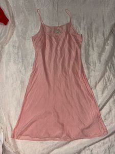 Pink Slip Dress
