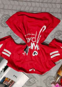Red Graphic Print T-Shirt