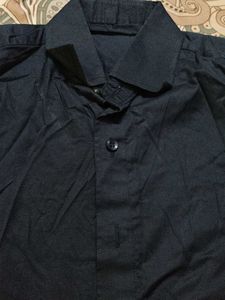 Classic Navy Blue Men's Shirt