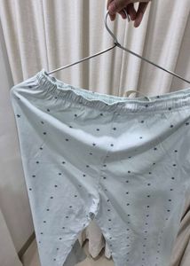 Light Blue Star Print Pajama Pants