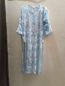 Alfaz Premium Muslin chikankari Kurta