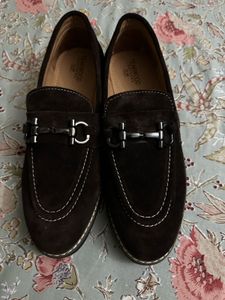 Stylish Brown Suede Loafers