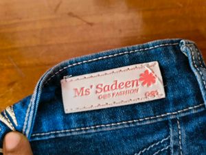 🔷 Ms' Sadeen Blue Denim Jeans 👖