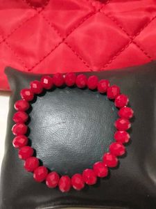 maroon crystal stone Bracelet