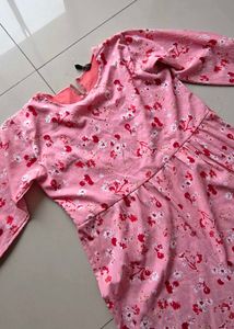 Pink Floral Jumpsuit