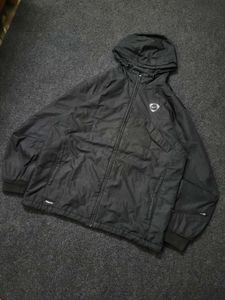 Nike Black Hooded Windbreaker Jacket