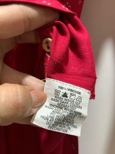 Printed Kurta with Unique Button Detail