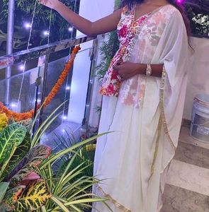 Floral Print Top &amp; Dupatta Set