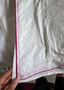 Vibrant Pink &amp; white  Patiala Salwar