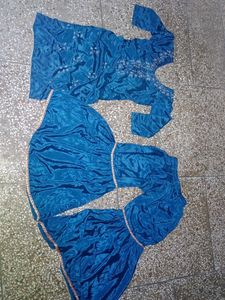 heavy silk sarara kurti
