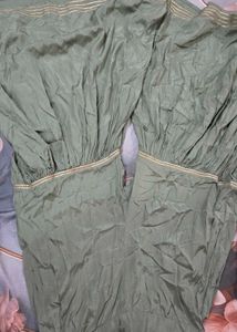 Elegant green suit sharara
