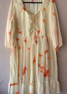 JANASYA Boho Tie-Dye Mini Dress