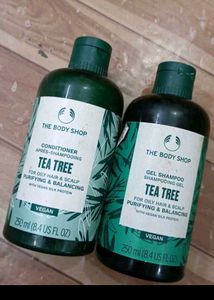 The body shop green tea shampoo+conditioner