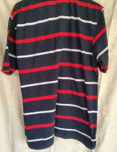 Classic Striped Polo Shirt