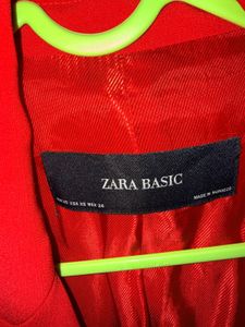 Zara Basic Red Blazer
