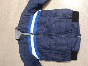 Vintage Navy Blue Puffer Jacket