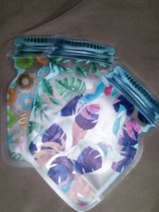 Reusable Pouch Set - Mason Jar Design