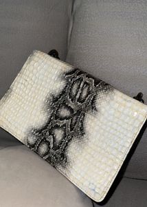 Chic Snake Print Crossbody Bag