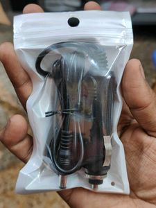 Car DC Power Adapter Cable with Wire - Black