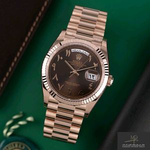 Rolex# For Men Oyster Perpetual Day-Date Chocolate