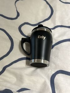Black "Exly" Insulated Travel Mug