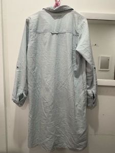 Light Blue Denim Shirt Dress