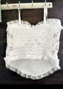Charming Floral Corset Top