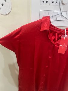 Beautiful Red Night Suit