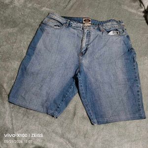 denim Butterfly shorts
