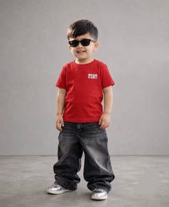 KIDS Red Graphic T-Shirt