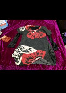 Stylish Floral Tunic winter dress