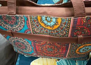 Bohemian Print Tote Bag