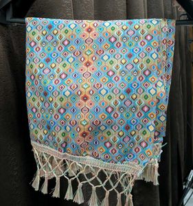 Vibrant Geometric Print Dupatta