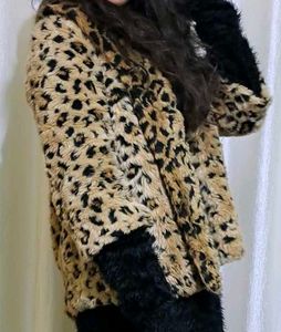 Leopard furr Jacket