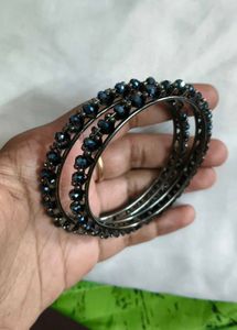 Sparkling Swan Bracelet &amp; Beaded Bangles Set