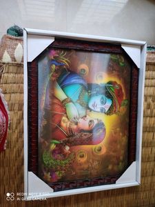 New Radha Krishna 5D Photo Frame