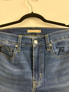 Levi's Dark Wash Straight Leg Jeans