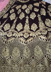 Wine Colour Lengha