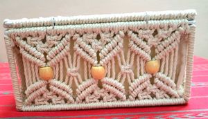 Handmade Macrame Storage Box