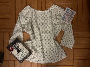 Polka Dot Long Sleeve Top
