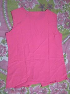 Pink Sleeveless Top