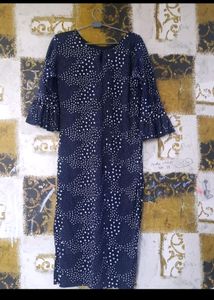 Very Stylish And Beautiful Kurti With Frill Sleeves Only Wore Once