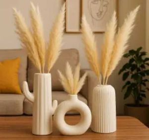 Unique Ceramic Vases Set ( 3rd one is not there)