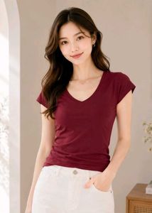 Chic V-Neck T-Shirt