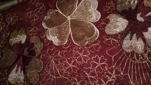 Maroon Kurta Set with Floral Embroidery
