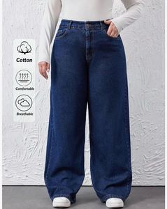 Women's Blue Wide Leg Jeans