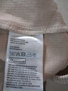 M H&amp;M Ribbed Halter Neck Crop Top