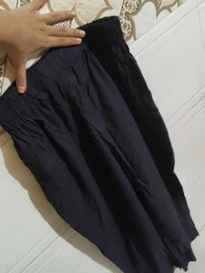 Comfortable Navy Palazzo Pants