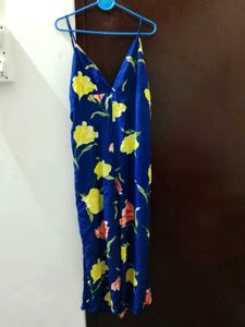 Navy Floral Jumpsuit
